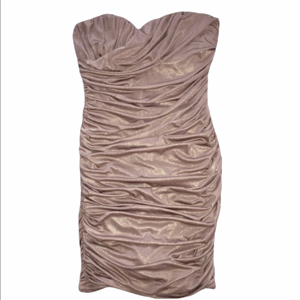 🎉🎉Golden tan mini dress